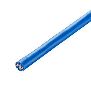 LANケーブル（自作用・300m・カテゴリ5e・単線・UTP・ブルー） 500