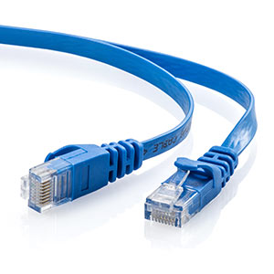 Cat6 フラットLANケーブル 1m （カテゴリー6・より線