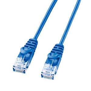 Cat6 スリムLANケーブル 5m （カテゴリー6・より線・ストレート