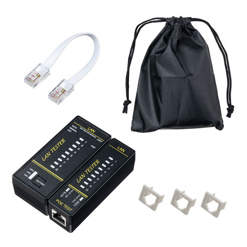 yVi|Cg10{zLANeX^[ PoE`FbJ[@\ RJ-45 RJ-11 e@Eq@E }Olbgt LED\ LEDCg 9Vdr drcLED 500-LANTST5