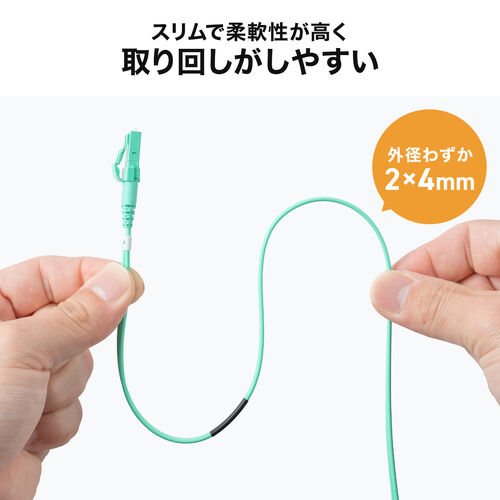 ���t�@�C�o�P�[�u�� OM3 10GBASE-SR/SW�K�i 10Gbps �}���`���[�h LC�~2-LC�~2 ���K�l�^ 2�c �V���[�g�u�[�c �f���v���b�N�X 50��m 20m