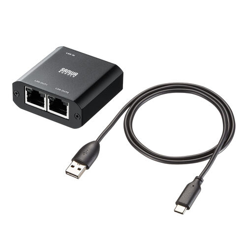 �X�C�b�`���O�n�u LAN�n�u �M�K�r�b�g 3�|�[�g Type-C���d �����^ �A���~➑� AUTO-MDIX 2���z