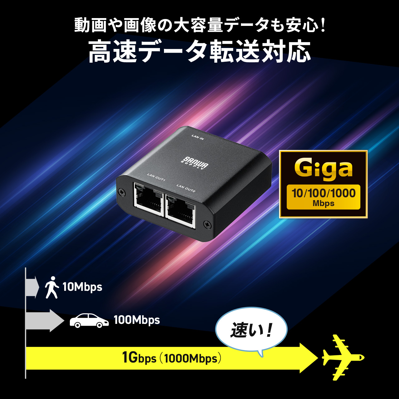 �X�C�b�`���O�n�u LAN�n�u �M�K�r�b�g 3�|�[�g Type-C���d �����^ �A���~➑� AUTO-MDIX 2���z