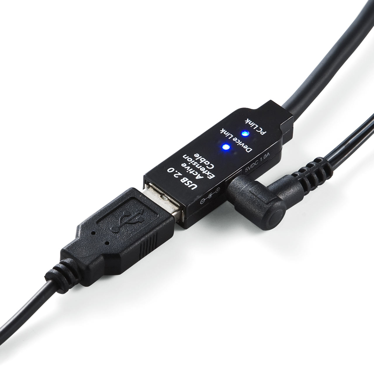 USB2.0延長ケーブル（30m・ブラック） 500-USB007-30