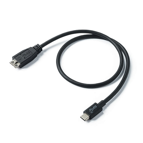 USB-IF TID認証 USB2.0 Type-C（日本製）?Aケーブル 1m ブラック