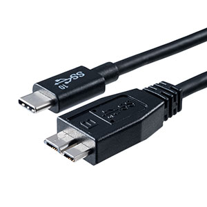 USB Type-CP[u 0.5m USB3.1 Gen2 USB Type-C-microBRlN^ USB-IFFؕi ubN