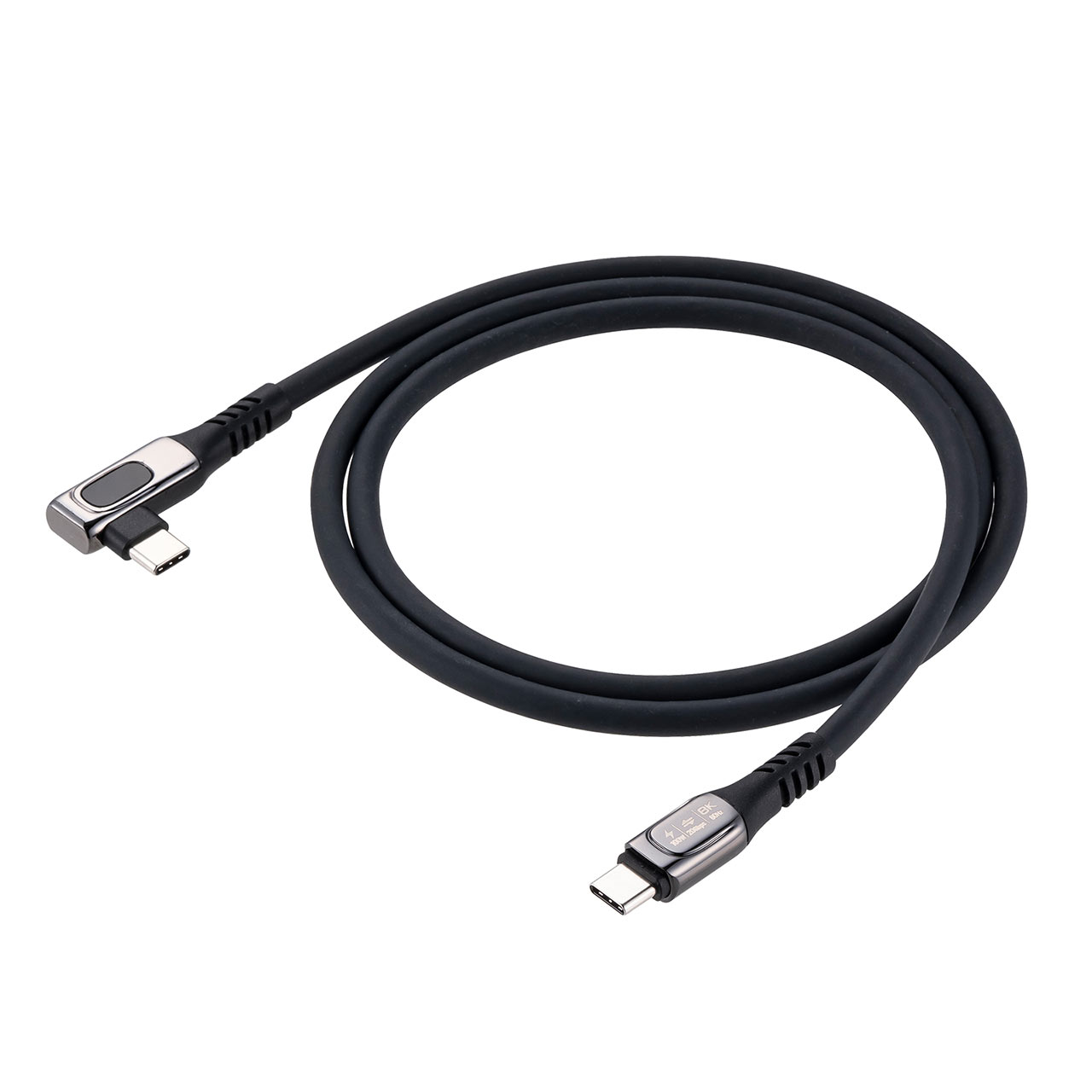 USB Type-CP[u W\@\t USB4.0 8K/60Hz LRlN^ f`B\ PD100WΉ 1m VRP[u  [d f[^] X}z ^ubg 500-USB087L-1