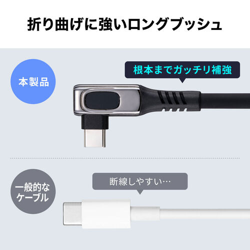 USB Type-CP[u W\@\t USB4.0 8K/60Hz LRlN^ f`B\ PD100WΉ 1m VRP[u  [d f[^] X}z ^ubg 500-USB087L-1