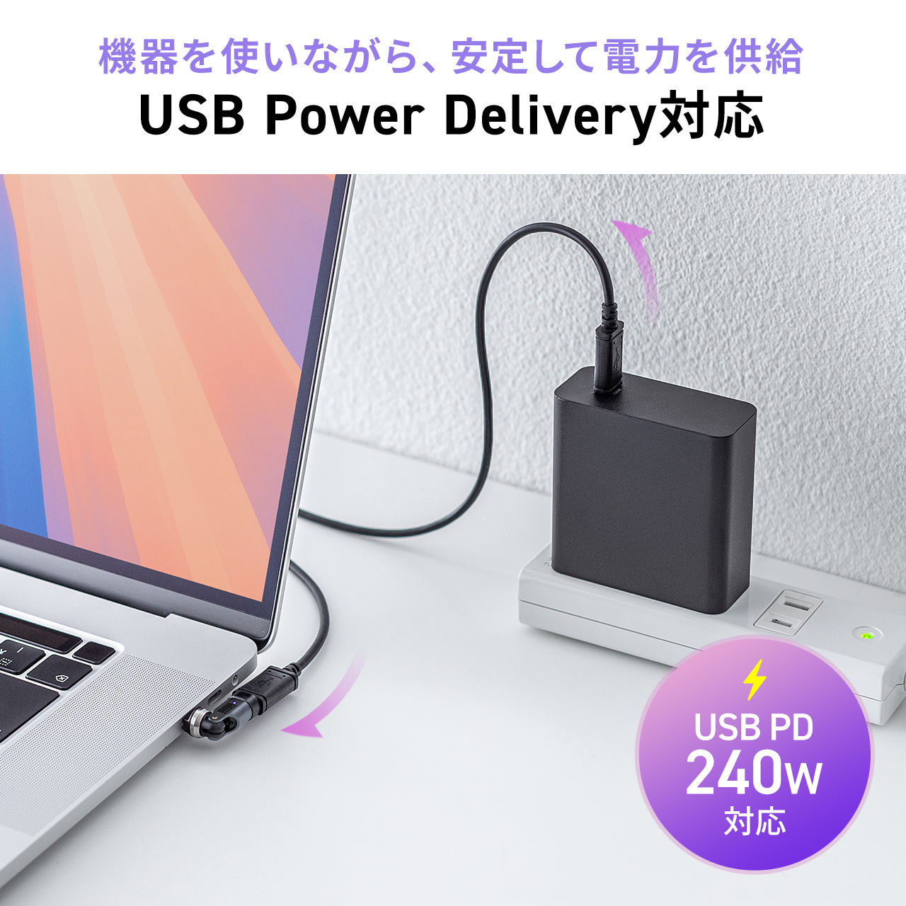 �y5�����I�����Z�[���z�y���������zUSB-C �ϊ��A�_�v�^ 540����] PD240W �㉺���E �S�����Ή� L�� L�^ �R�l�N�^ USB2.0 �}���[�d Type-C �����ϊ� �K�����^���b�N
