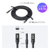 yVi|Cg10{zUSB Type-CP[u 7m Type-Cfo͑Ή USB PD75WΉ 4K/60Hz Alt[h 5Gbps [d f[^] ubN dq 500-USB096-7
