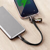 yViP10{zUSBP[u USB Type-C Xgbv }[d PD240WΉ nhXgbv iPhone16 22cm ubN 500-USB097BK