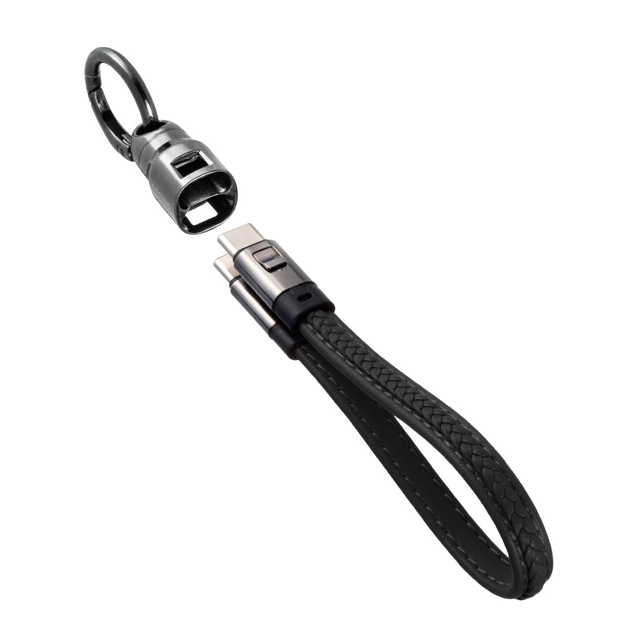yViP10{zUSBP[u USB Type-C Xgbv }[d PD240WΉ nhXgbv iPhone16 22cm ubN 500-USB097BK