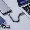 yViP10{zUSBP[u USB Type-C Xgbv }[d PD240WΉ nhXgbv iPhone16 22cm ubN 500-USB097BK