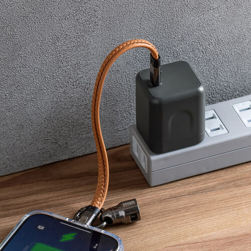 USB�P�[�u�� USB Type-C �X�g���b�v �}���[�d PD240W�Ή� �n���h�X�g���b�v iPhone16 22cm �u���E��