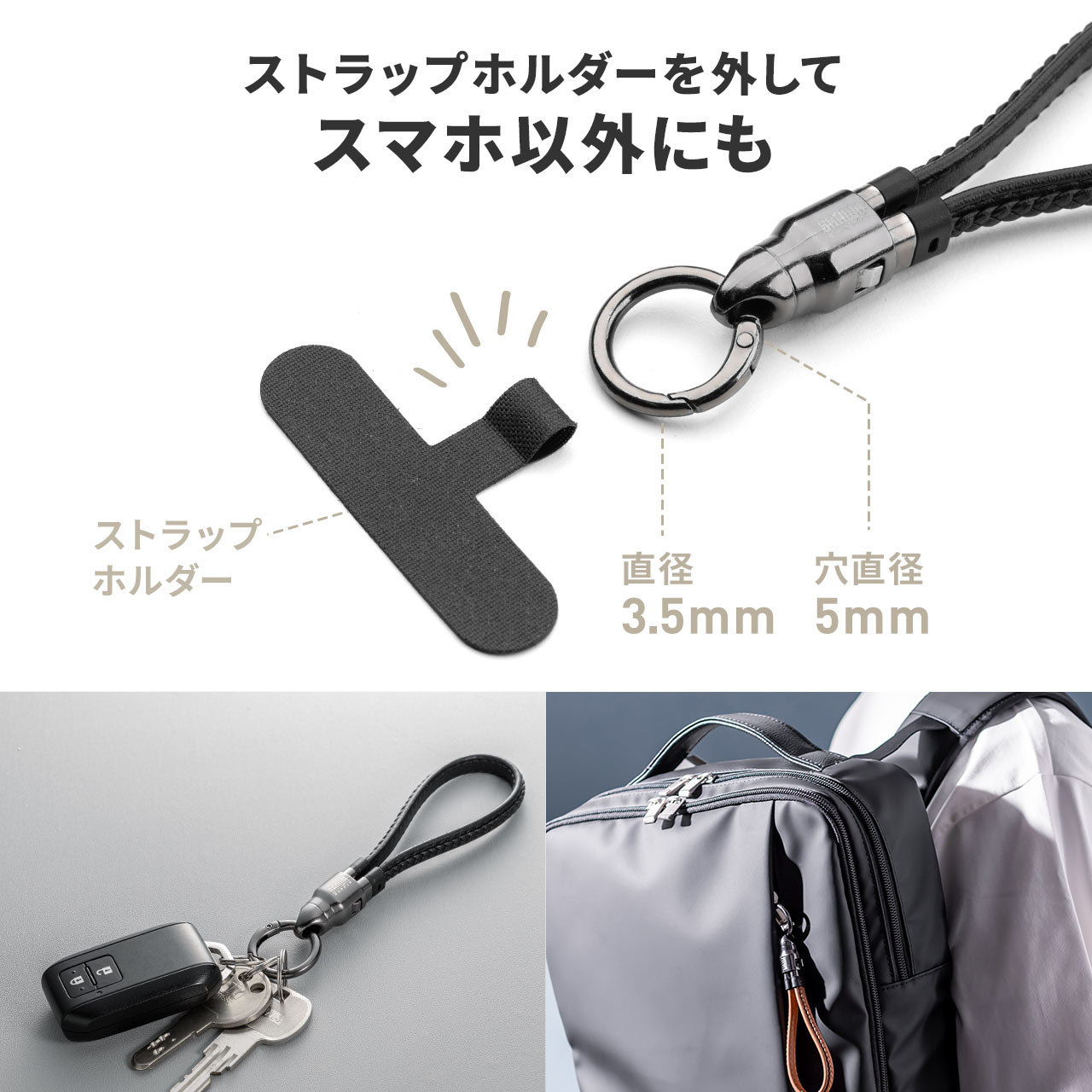 USB�P�[�u�� USB Type-C �X�g���b�v �}���[�d PD240W�Ή� �n���h�X�g���b�v iPhone16 22cm �u���E��