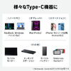 �y�r�W�l�X�����Z�[���zUSB-C ���p�A�_�v�^ �d�͕\���@�\ ���X-���X ���� USB 40Gbps PD 140W �f���o�� 8K 60Hz ���� Type-C �N���A�J���[ �X�P���g���f�U�C��