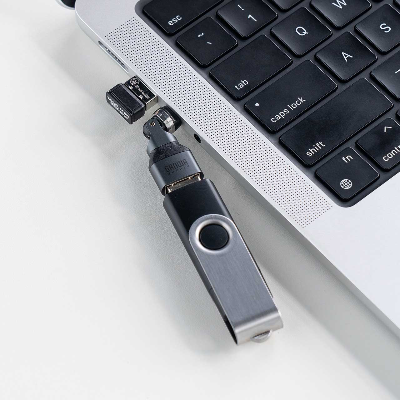 USB A to C �ϊ��A�_�v�^ 540����] �㉺���E �S�����Ή� L�� L�^ �R�l�N�^ USB2.0 Type-C�I�X-USB A���X �����ϊ� �K�����^���b�N