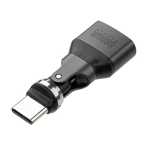 USB A to C �ϊ��A�_�v�^ 540����] �㉺���E �S�����Ή� L�� L�^ �R�l�N�^ USB2.0 Type-C�I�X-USB A���X �����ϊ� �K�����^���b�N