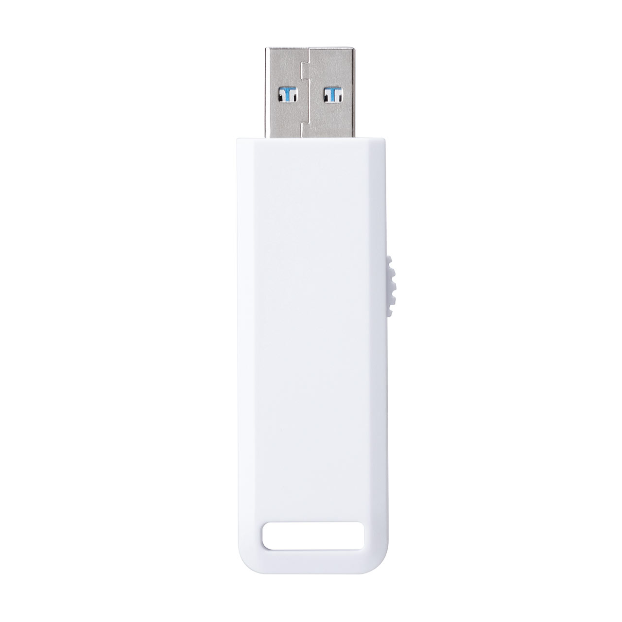 USBメモリ（高速データ転送・スライド式・16GB・USB3.2 Gen1・ホワイト