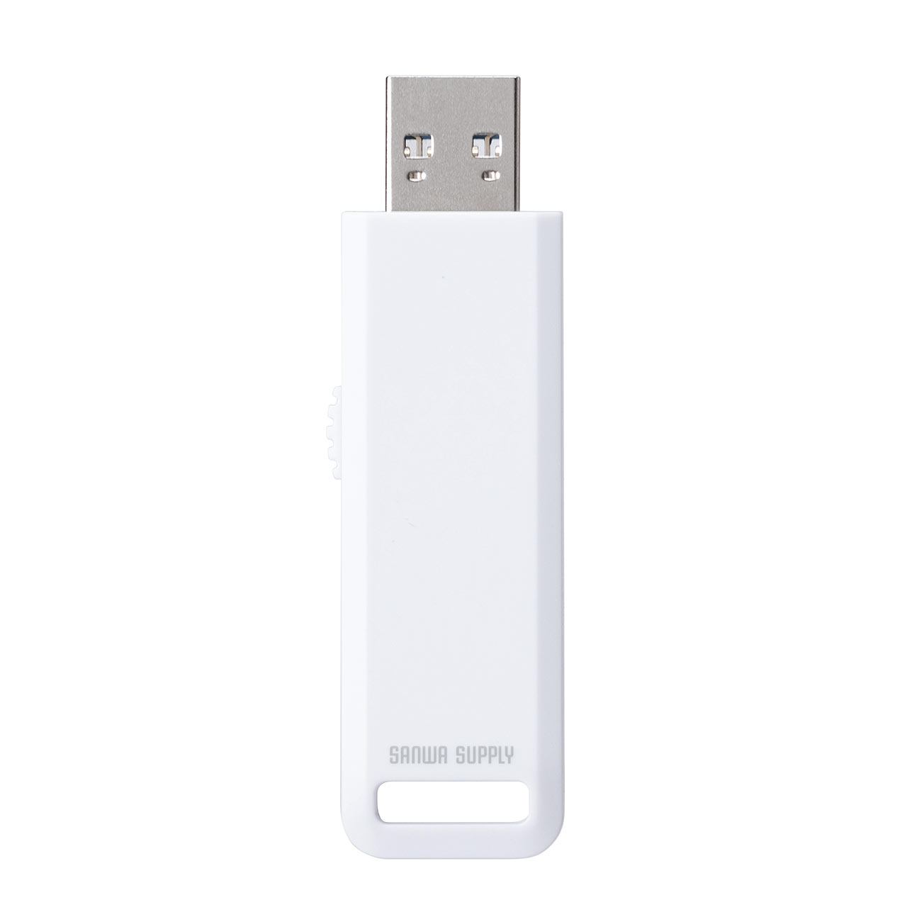USBメモリ（高速データ転送・スライド式・32GB・USB3.2 Gen1・ホワイト・アクセスランプ） 600-3USL32GW