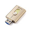 iPhoneEiPad USB 128GBiUSB3.0ELightning/microUSBΉEMFiF؁EiStickPro 3.0ES[hj 600-IPL128GA3
