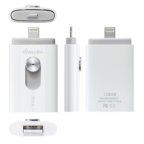 iPhoneEiPad USB 128GBiLightningΉEGmobi iStickj 600-IPL128GL