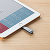 iPhone・iPad USBメモリ 128GB　USB3.2 Gen1(USB3.1/3.0)・Lightning対応・MFi認証・スイング式