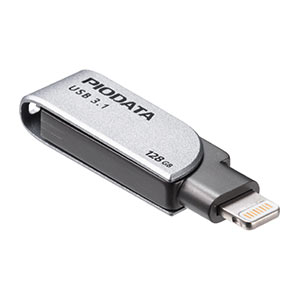 iPhone・iPad USBメモリ 128GB USB3.2 Gen1(USB3.1/3.0)・Lightning