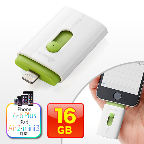 iPhoneEiPad USB 16GBiLightningΉEGmobi iStickj 600-IPL16GN