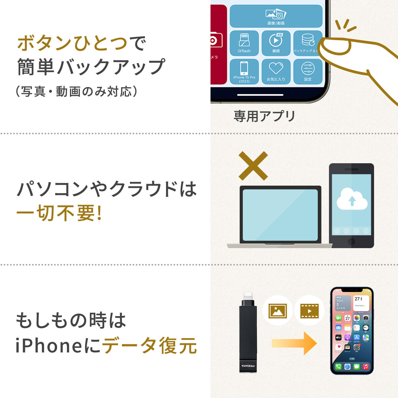 ���C�g�j���O �� Type-C USB������ 256GB MFi�F�� iPhone iPad Android �Ή� �p�\�R�� �ʐ^ ���� �o�b�N�A�b�v �X�C���O�� iXflash