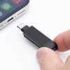 Type-C �� USB-A USB������ 128GB MFi�F�� iPhone iPad Android �Ή� �p�\�R�� �ʐ^ ���� �o�b�N�A�b�v �X�C���O�� iXflash