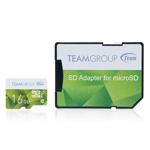 microSDHCカード 16GB Class10 UHS-I対応 SDカード変換アダプタ付き Nintendo Switch対応 Team製  600-MCSD16G