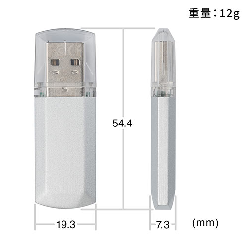 USB 4GB USB2.0 Lbv Ή A~ LOi ̑i mxeB Vo[ 600-UFD4GN2