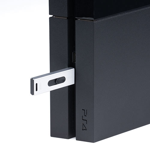 スティック型SSD 外付け USB3.2 Gen2 小型 1TB テレビ録画 ゲーム機 PS5/PS4/Xbox Series X スライド式 直挿し シルバー