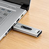 スティック型SSD 外付け USB3.2 Gen2 小型 1TB テレビ録画 ゲーム機 PS5/PS4 スライド式 直挿し シルバー