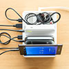充電器ステーション USB充電器 スマホ タブレット対応 最大9.6A 48W 6ポート搭載 複数ポート 700-AC020W