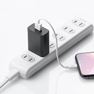 USB充電器 1ポート 2A コンパクト PSE取得 iPhone Xperia充電