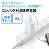 【オフィスアイテムセール】USB充電器（1ポート・2A・コンパクト・PSE取得・iPhone/Xperia充電対応・PS5・ホワイト）