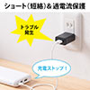 【オフィスアイテムセール】USB充電器（1ポート・2A・コンパクト・PSE取得・iPhone/Xperia充電対応・PS5・ホワイト）