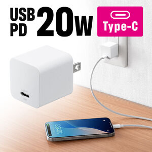 USB-C[d AC[d PD20W }[d ^ RpNg PSE擾 iPhone iPad X}z ^ubg Switch