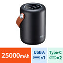 ���o�C���o�b�e���[ �n���h���t�� ��e�� 25000mAh PD100W �����[�d 3�䓯���[�d �h�����N�z���_�[�ݒu ��d�����[�h �m�[�gPC �^�u���b�g �X�}�z PSE�F�؍ς� ���o�[ �u���b�N