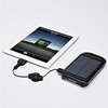 ソーラー充電器（iPad・iPhone・スマートフォン対応・LEDライト機能・4000mAh・予備バッテリー・ポータブル電源） 700-BTS006