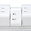 電源タップ（USB2ポート付・合計最大3.4A出力・6個口・回転式・iPhone/iPad/スマホ/タブレット充電・1.8m・コンセントタップ・ホワイト）