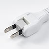 電源タップ 6個口 回転式 2P 2m USB2ポート付 iPhone/iPad/スマホ/タブレット充電 集中スイッチ付 コンセントタップ ホワイト コンパクト スイングプラグ
