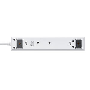 電源タップ マグネット付 10個口 個別スイッチ付 一括集中