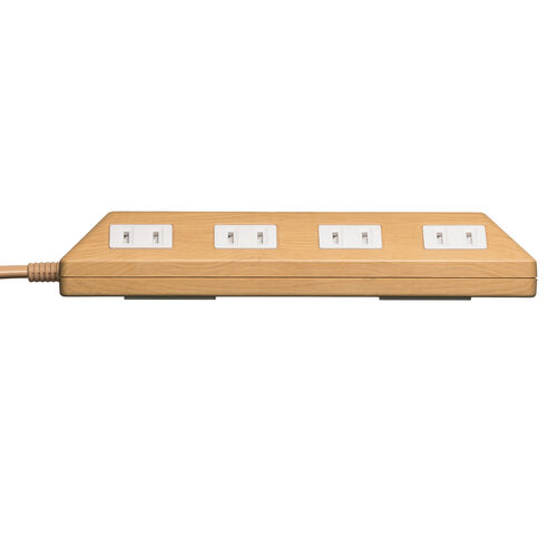 電源タップ USBポート付 iPhone/スマホ充電 8個口 3m 一括集中スイッチ 会議向け 平型 ACアダプタ対応 ライトブラウン木目 700-TAP067-3LM
