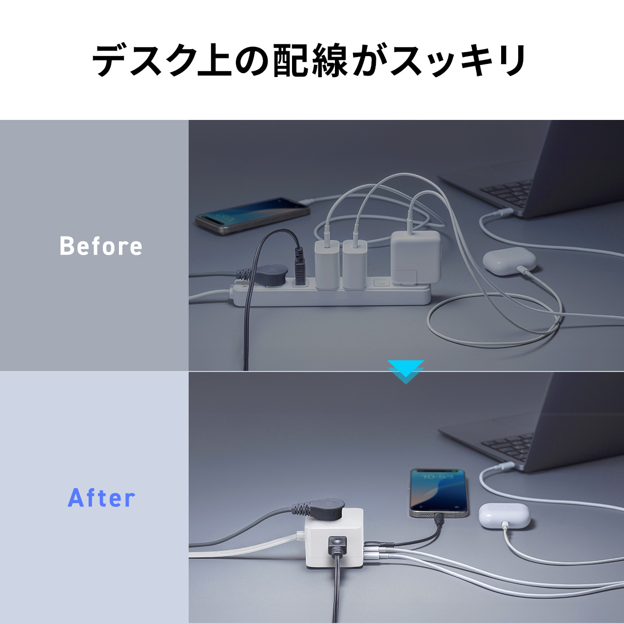 d^bv USB Type-C PD 65W GaN RZg3 d͕\Ή P[u2m 700-TAP080