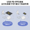 d^bv USB Type-C PD 65W GaN RZg3 d͕\Ή P[u2m 700-TAP080