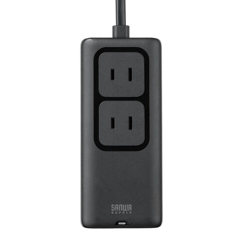 �d���^�b�v USB PD 65W �}���[�d GaN 1.5m �����R�[�h �y�����^18mm�z Type-C�~2 A�~1 AC�~2�� �R���Z���g L�^�v���O