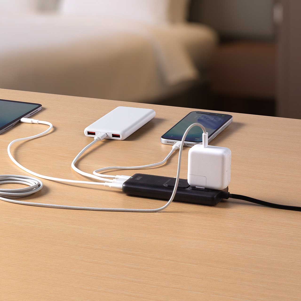 �d���^�b�v USB PD 65W �}���[�d GaN 1.5m �����R�[�h �y�����^18mm�z Type-C�~2 A�~1 AC�~2�� �R���Z���g L�^�v���O